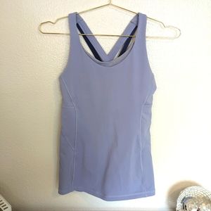 Purple Lululemon sports bra tank euc sz. 8